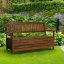 Záhradná lavička AMULA s úložným priestorom