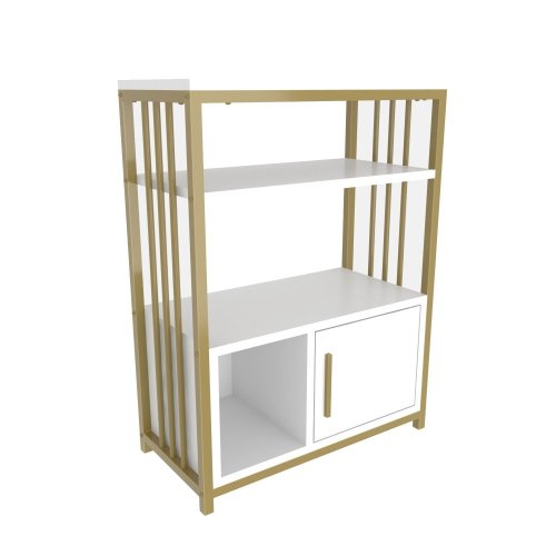 Knihovna Letos - White, Gold