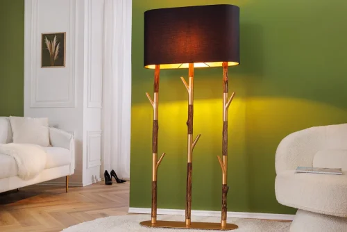 Stojací lampa BADEBE Dekorhome