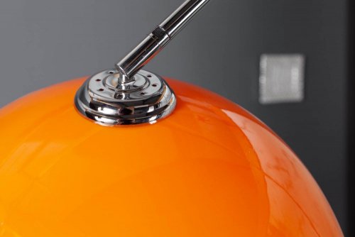 Stojací lampa BANGUI 175 - 205 cm Dekorhome - BAREVNÁ VARIANTA: Oranžová