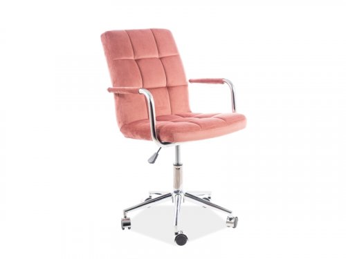 Kancelářská židle Q-022 - BAREVNÁ VARIANTA: Světle růžová