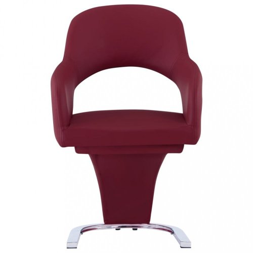 Jídelní židle 6 ks umělá kůže / chrom Dekorhome - BAREVNÁ VARIANTA: Bílá