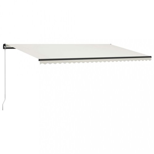 Ručně zatahovací markýza s LED světlem 350x250 cm Dekorhome