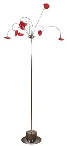 Chrómová stojaca lampa 8x20W G4 12V Rio
