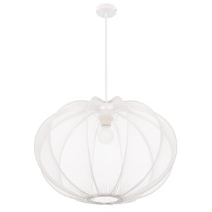 MELLOW lampa wisząca czarny 1x40W E27 abażur mist 52 piaskowy kula