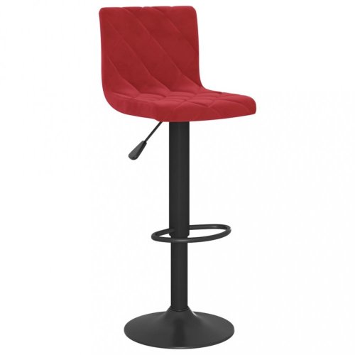 Barová židle samet / kov Dekorhome - BAREVNÁ VARIANTA: Černá