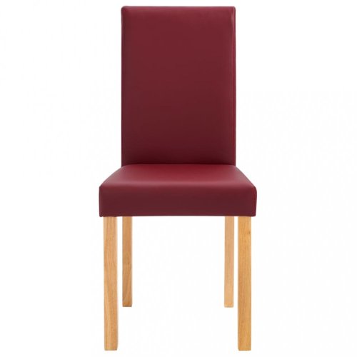 Jídelní židle 4 ks umělá kůže / dřevo Dekorhome