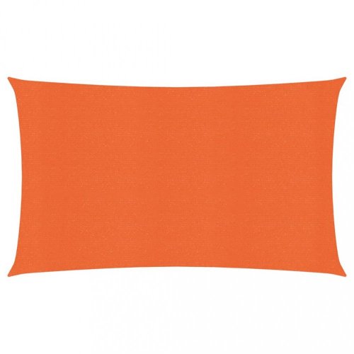 Stínící plachta obdélníková HDPE 2,5 x 2 m Dekorhome - BAREVNÁ VARIANTA: Oranžová
