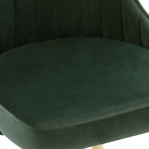 Jídelní židle 2 ks samet / buk Dekorhome - BAREVNÁ VARIANTA: Žlutá