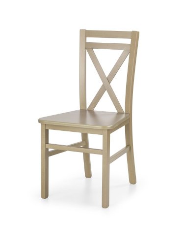 Drevená stolička DARIUSZ 2 - BAREVNÁ VARIANTA: Jelša / biela
