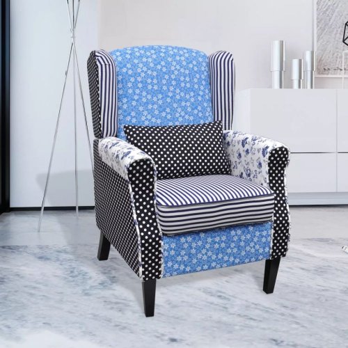 Kreslo patchwork Dekorhome