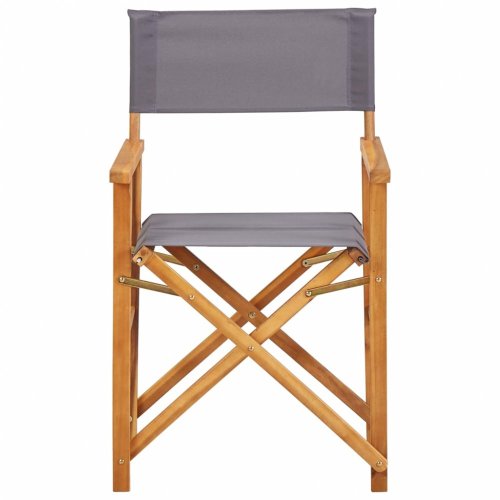 Režisérská židle akáciové dřevo Dekorhome - BAREVNÁ VARIANTA: Zelená