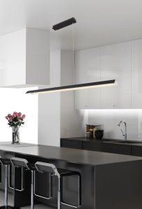 apeti kalamos led black 4000k závesné stropné svietidlo