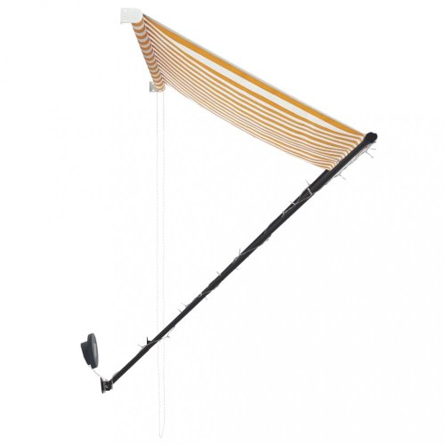 Zatahovací markýza s LED světlem 200x150 cm Dekorhome