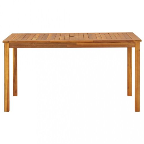 Zahradní stůl 140 x 80 x 74 cm masivní akáciové dřevo
