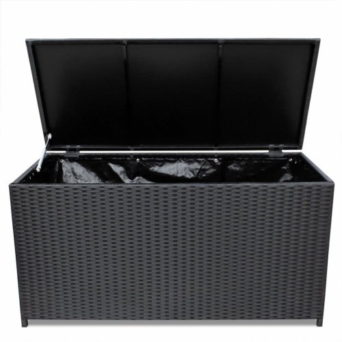 Zahradní úložný box polyratan Dekorhome