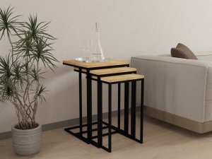 Sada odkladacích stolíkov (3 kusy) Roma