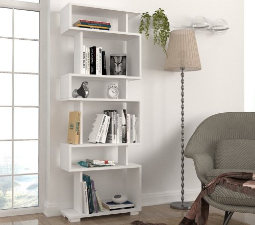 Knihovna Blok - White