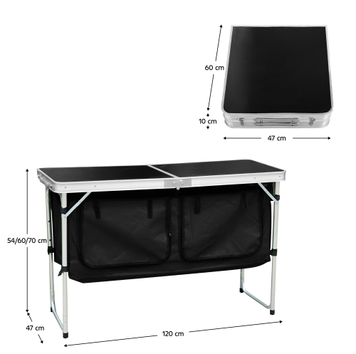 Kempingový stôl KEPI TYP 3