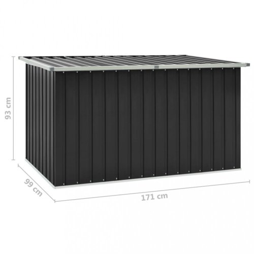 Zahradní úložný box 171x99x93 cm ocel Dekorhome
