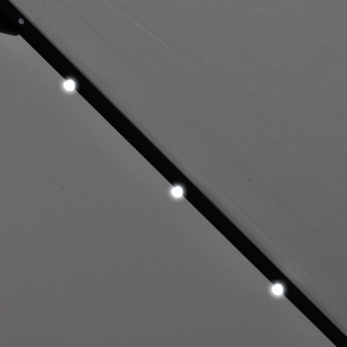 Slunečník s LED Ø 300 cm
