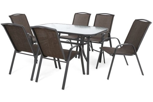 Záhradný jedálenský set SEVILLA 145cm