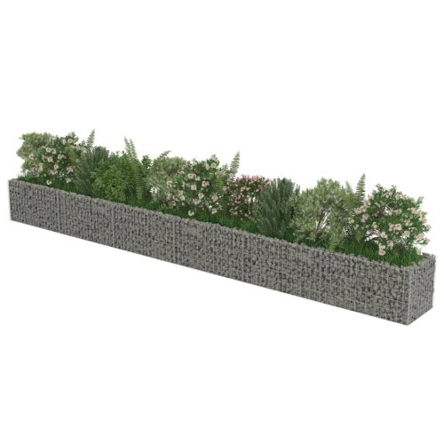 Gabionový vyvýšený záhon 540x50x50 Dekorhome - POSLEDNÍ KUS