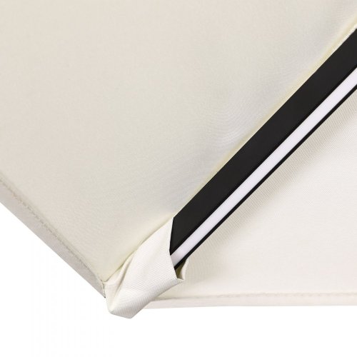 Závěsný slunečník s LED světlem Ø 330 cm Dekorhome
