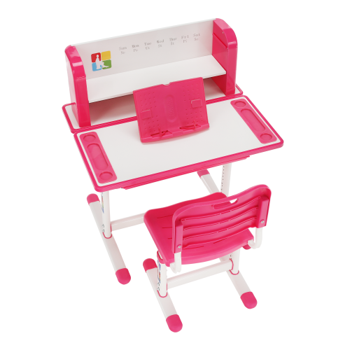 Rostoucí dětský stůl a židle ALEXIS - BAREVNÁ VARIANTA: Růžová