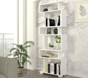 Knihovna Blok - White