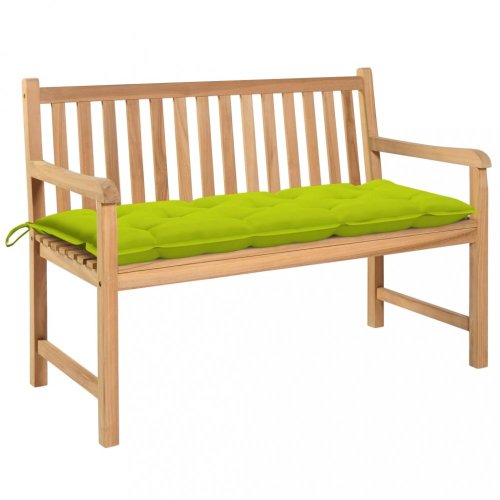 Zahradní lavice s poduškou 120 cm Dekorhome