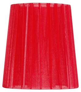 tienidlo na lampu rifasa 14 E14 červené