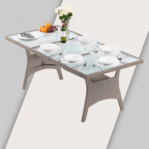 Záhradný stôl 190 cm - BAREVNÁ VARIANTA: Sivá