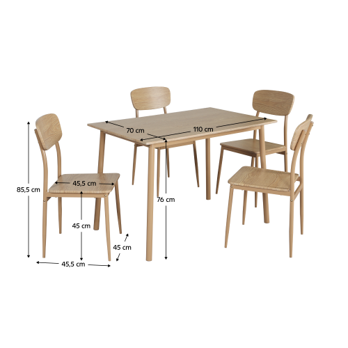 Jedálenský set 4+1 LAMIR
