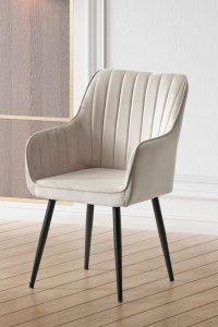 Súprava stoličiek (2 kusy) Nova - Cream, Black