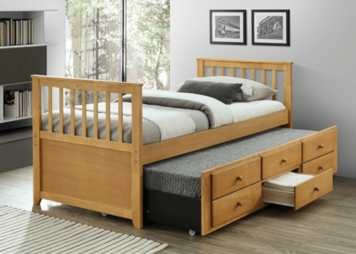 Postel s přistýlkou a úložným prostorem AUSTIN NEW