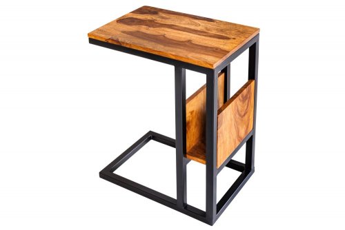 Příruční stolek KRIOS Dekorhome - DEKOR: Sheeshamové dřevo