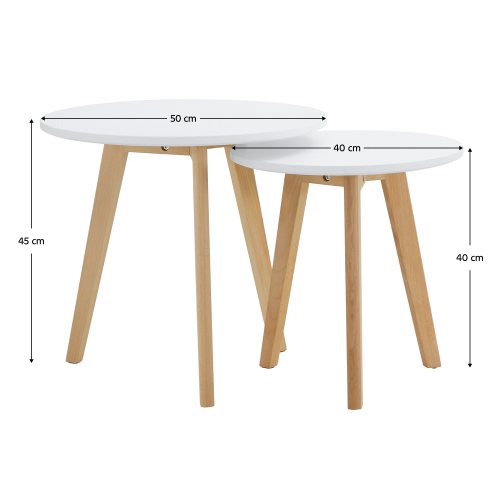 Odkládací stolek 2 ks MALTO 2 NEW