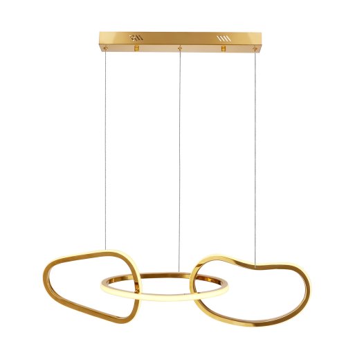 Závěsná lampa ANNELI francouzské zlato 30W LED 3000K bílý kryt
