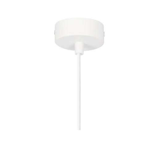 Závesná lampa Claro biela 1x15W GU10 tienidlo biele+drevené