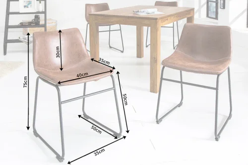 Jídelní židle 2 ks DANAÉ Dekorhome