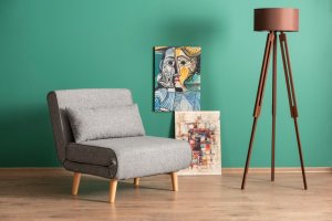 Rozkladacie kreslo Folde Single - Light Grey