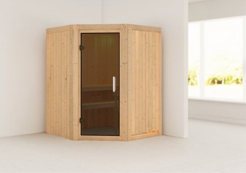 Interiérová finská sauna 151 x 151 cm Dekorhome