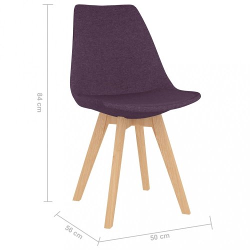 Jídelní set 6+1 buk / látka / plast Dekorhome