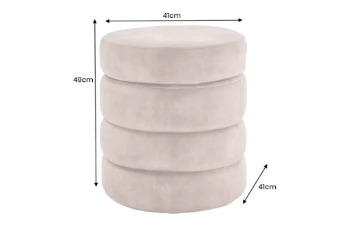Taburet GUEDO Dekorhome samet
