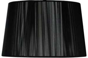 Čierne tienidlo pre závesnú lampu Gillenia