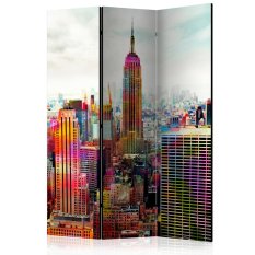 Paraván - Colors of New York City [Room Dividers]