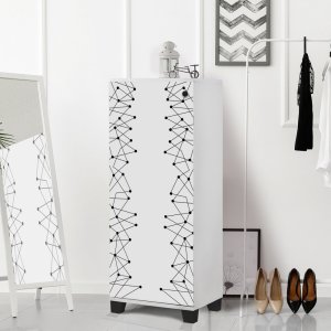 Skrinka na topánky / Botník Filinta 801 - White