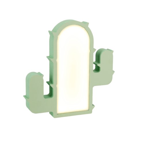Velká LED stolní lampa CACTUS IQ KIDS zelená