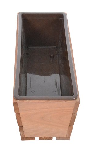 Dřevěný truhlík MODERN